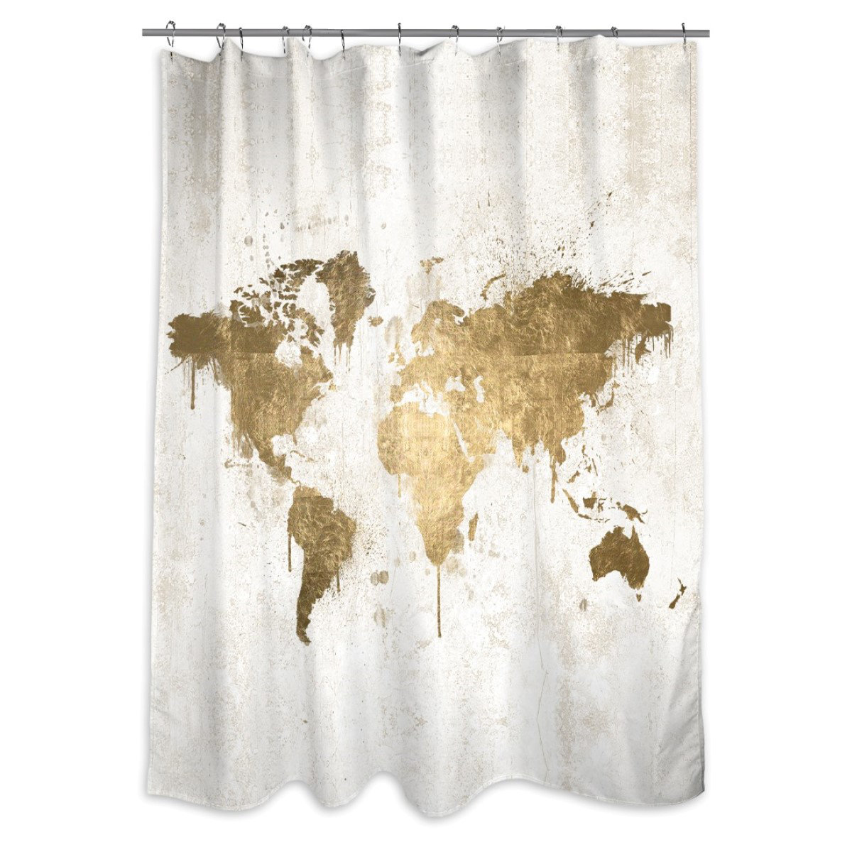Everalda Mapamundi Single Shower Curtain Reviews Allmodern