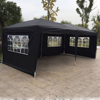 Ktaxon 20 Ft W X 10 Ft D Steel Pop Up Canopy Reviews Wayfair