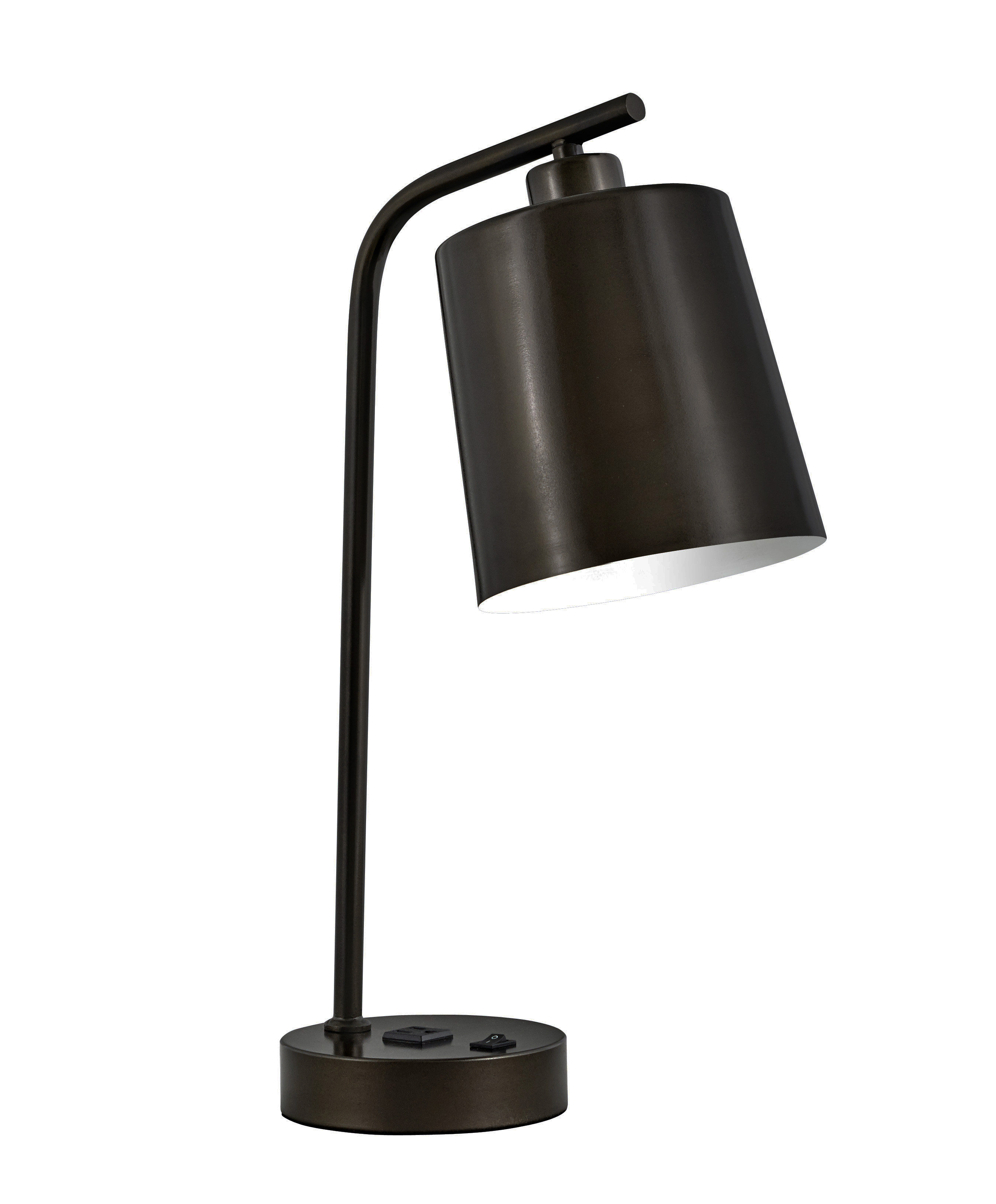 Medallion Lighting Confident Collection Metal Desk Lamp Wayfair