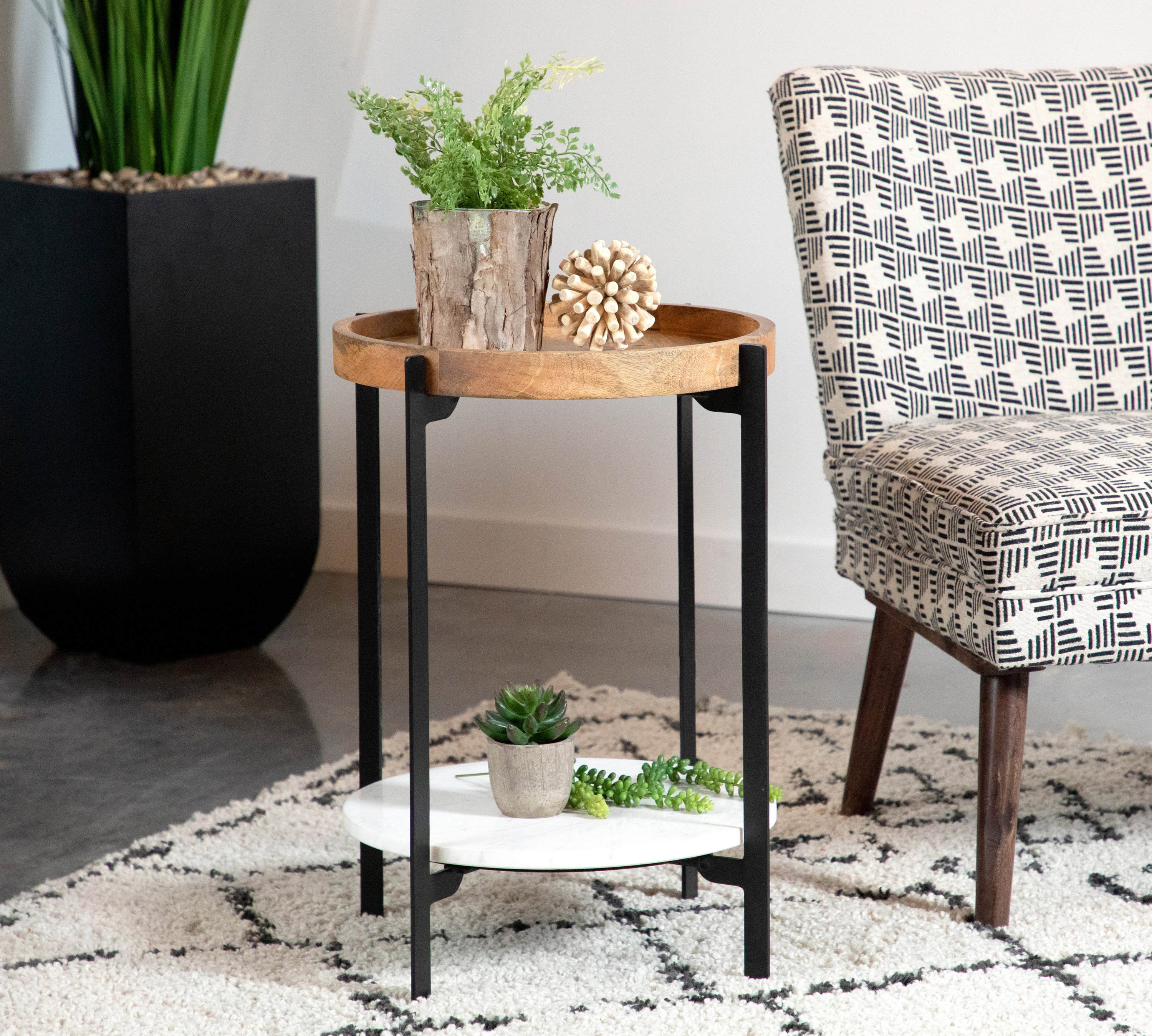Latitude Run® Fundy Solid Wood Tray Top End Table | Wayfair
