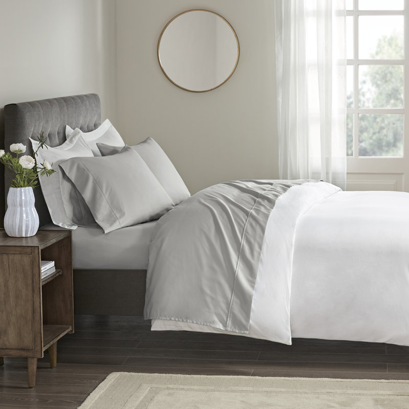 Beautyrest Wrinkle Resistant 400 Thread Count 100 Cotton Sheet Set Reviews Wayfair