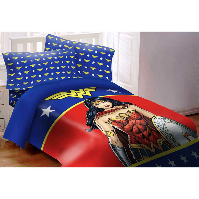 Crover Dc Comics Wonder Woman Reversible Comforter Set Wayfair