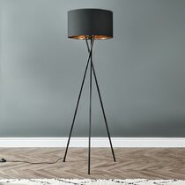 the range black tripod lamp