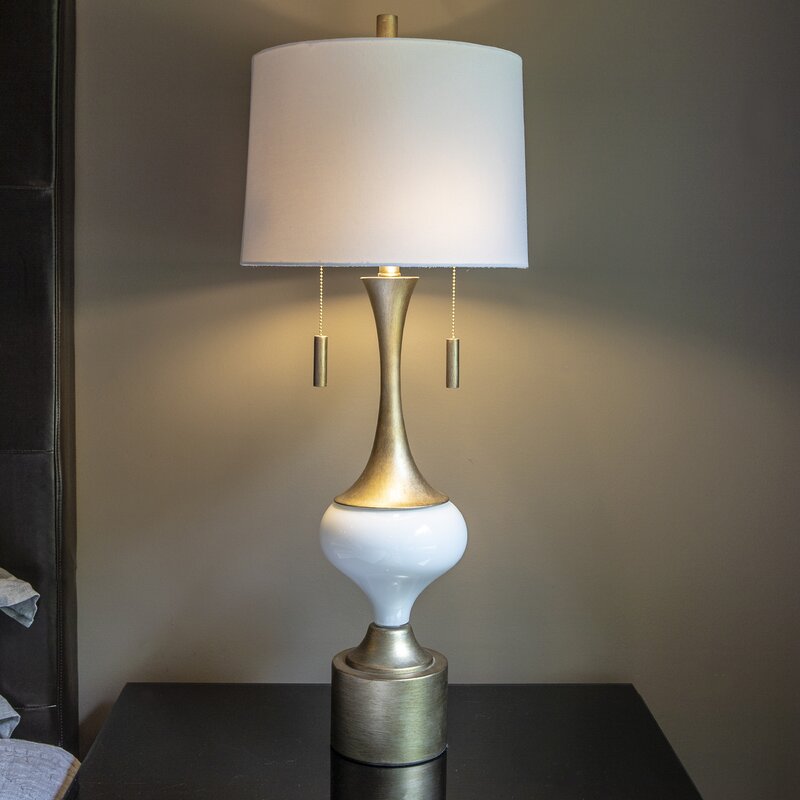 wooden table lamp