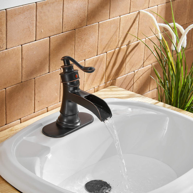Dfi Waterfall Single Hole Bathroom Faucet With Drain Assembly Reviews