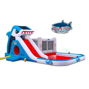 Shark Park Water Slide and Bounce House