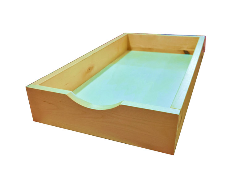 Pull Out Cabinet Organizer Drawer with Dovetail Joints Roll Out Shelves Tray  - DIY Hovannes Size: 3" H x 18" W x 21" D