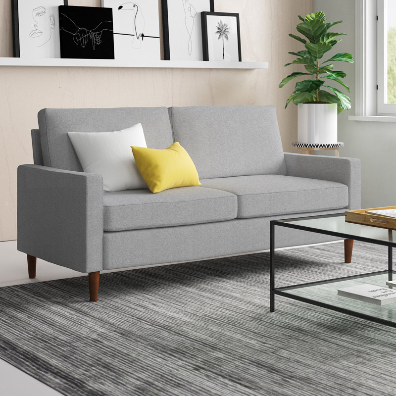 Zipcode Design Otho 72 5 Square Arm Sofa Reviews Wayfair