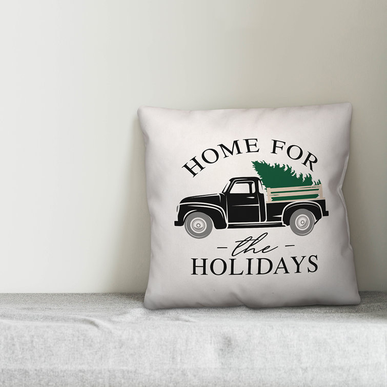 truck throw pillow