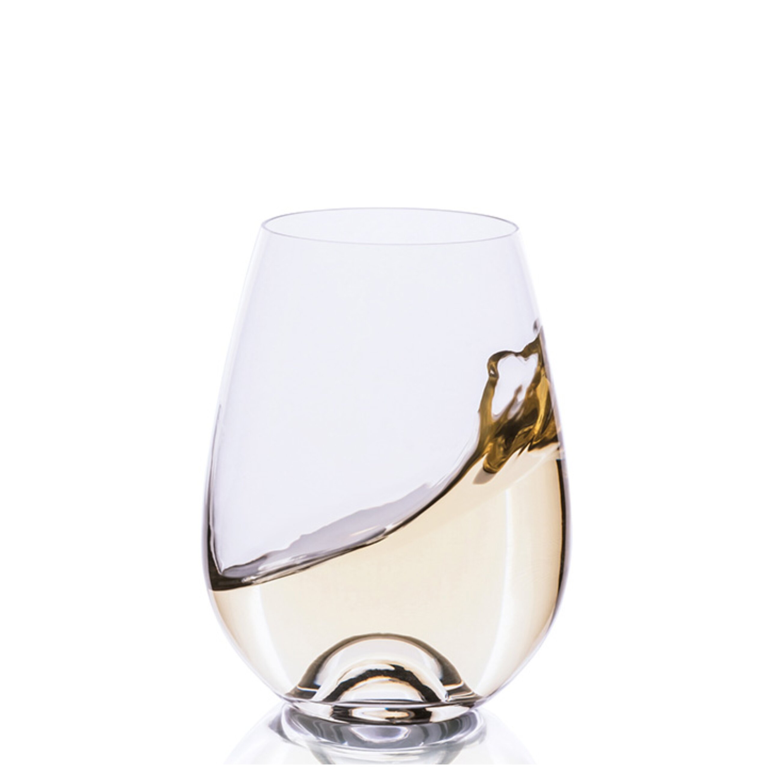 Villeroy /& Boch Set Of Four 13.5Oz Stemless Wine Glasses