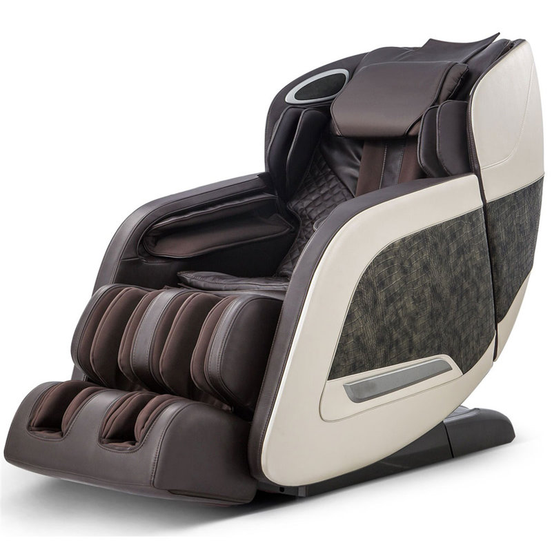 power reclining heated full body massage chair latitude run upholstery
