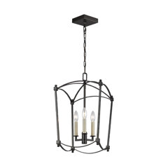 Farmhouse Rustic Square Rectangle Pendant Lighting Birch Lane