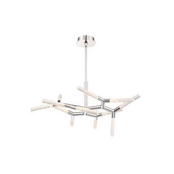 Corbett Lighting Majorette 12 Light Sputnik Modern Linear Chandelier Wayfair