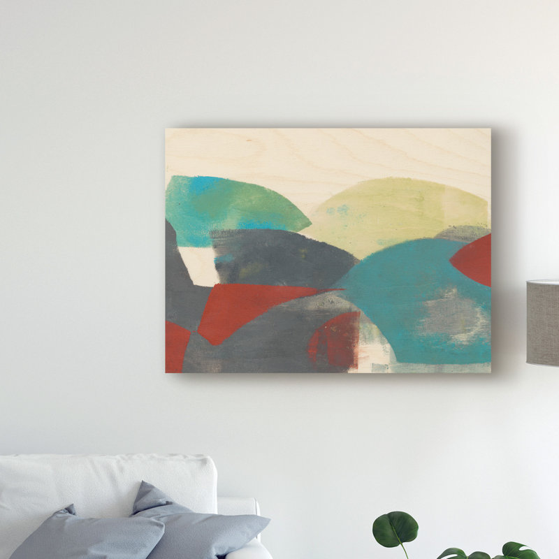 East Urban Home Ship Shape I Acrylic Painting Print On Wrapped