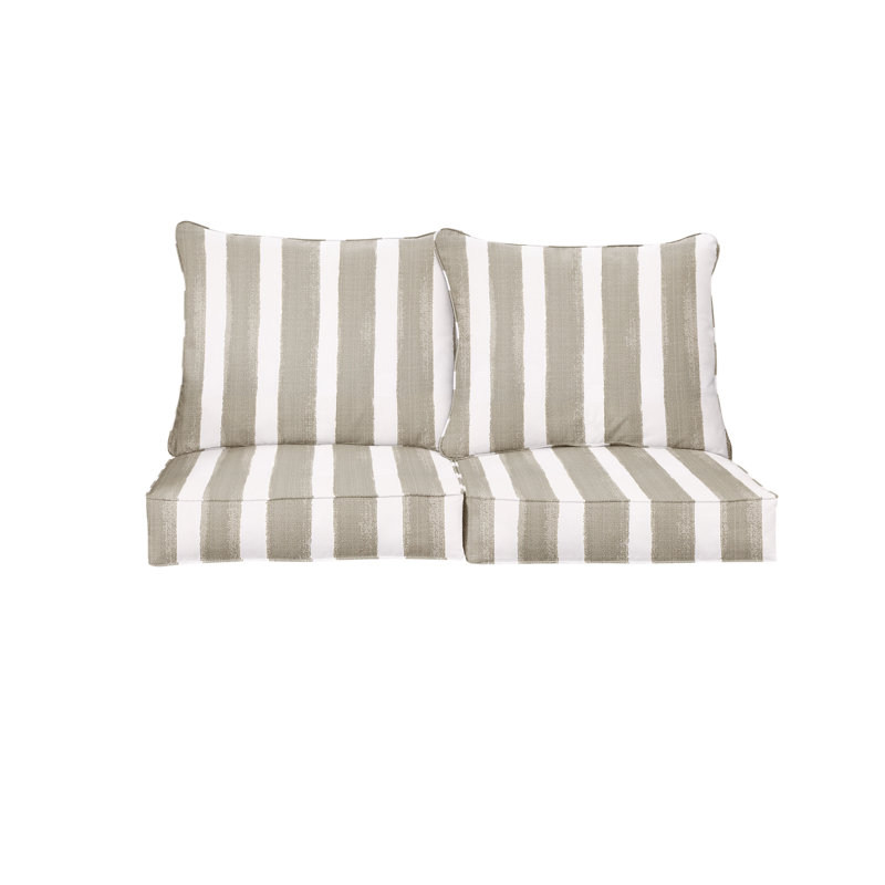 Indoor/Outdoor Seat/Back Cushion Size: 23" H x 25" W