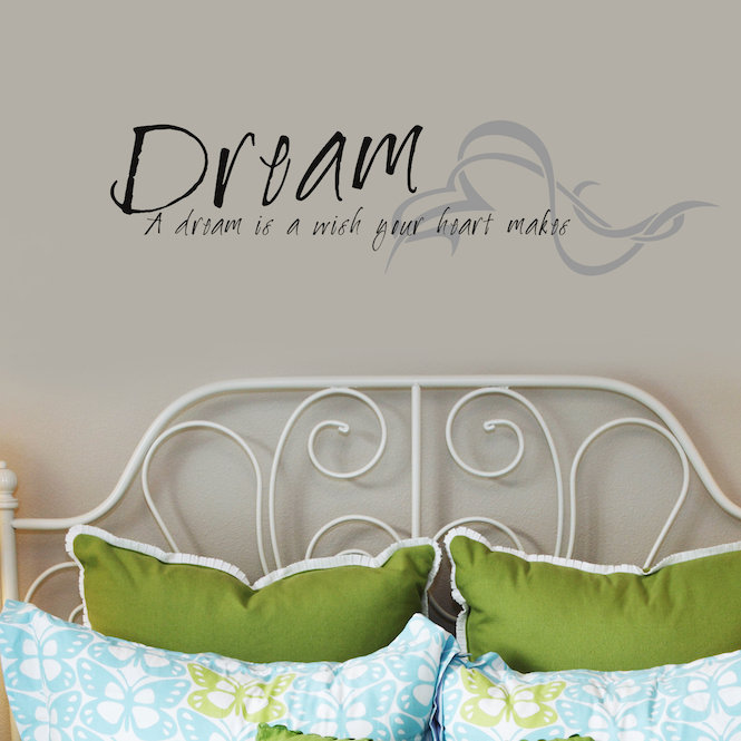 Winston Porter Dream A Dream Is A Wish Your Heart Makes Wall Decal Reviews Wayfair