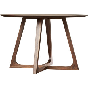 Modern Contemporary Solid Wood Dining Table Allmodern Hartleton Solid Wood Dining Table