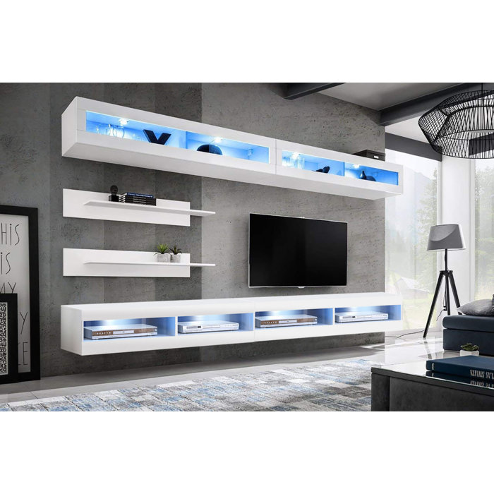 Lonergan Wall Mounted Floating Entertainment Center For Tvs Up To 90 Lonergan Wall Mounted Floating Entertainment Center For Tvs Up To 90