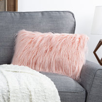 plush pink pillows