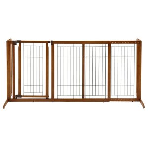 Deluxe Freestanding Pet Gate with Door