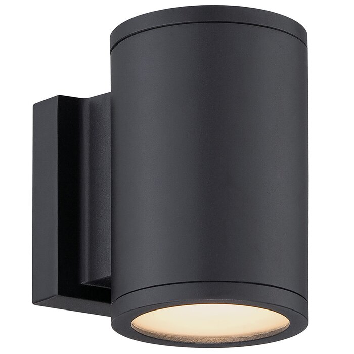 WAC Lighting Tube 2-Light LED Outdoor Armed Sconce ...