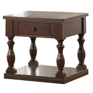 Kaya Wooden End Table With Storage by Darby Home Co Comparison