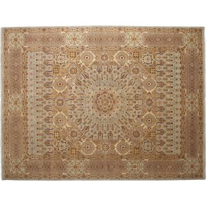 One-of-a-Kind Savannah Hand-Knotted Brown Area Rug