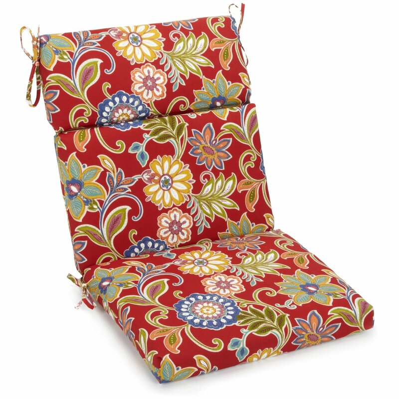 Freeport Park Outdoor High Back Adirondack Chair Cushion ...