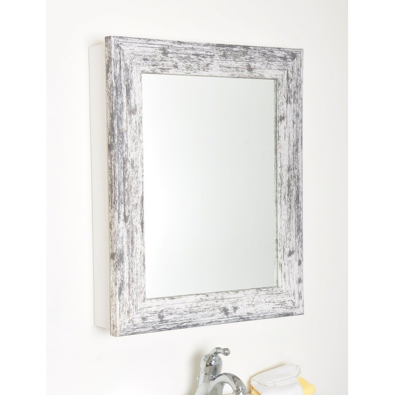 Gracie Oaks Friddle Farmhouse Grain Mirrored 21 5 X 26 5 Surface