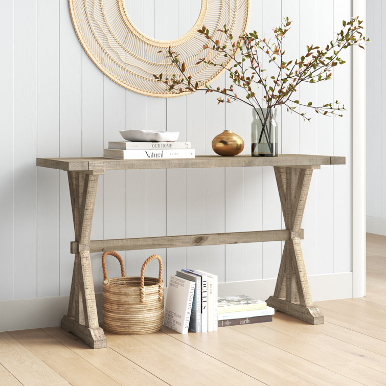 Sand & Stable Averi 52'' Solid Wood Console Table & Reviews | Wayfair