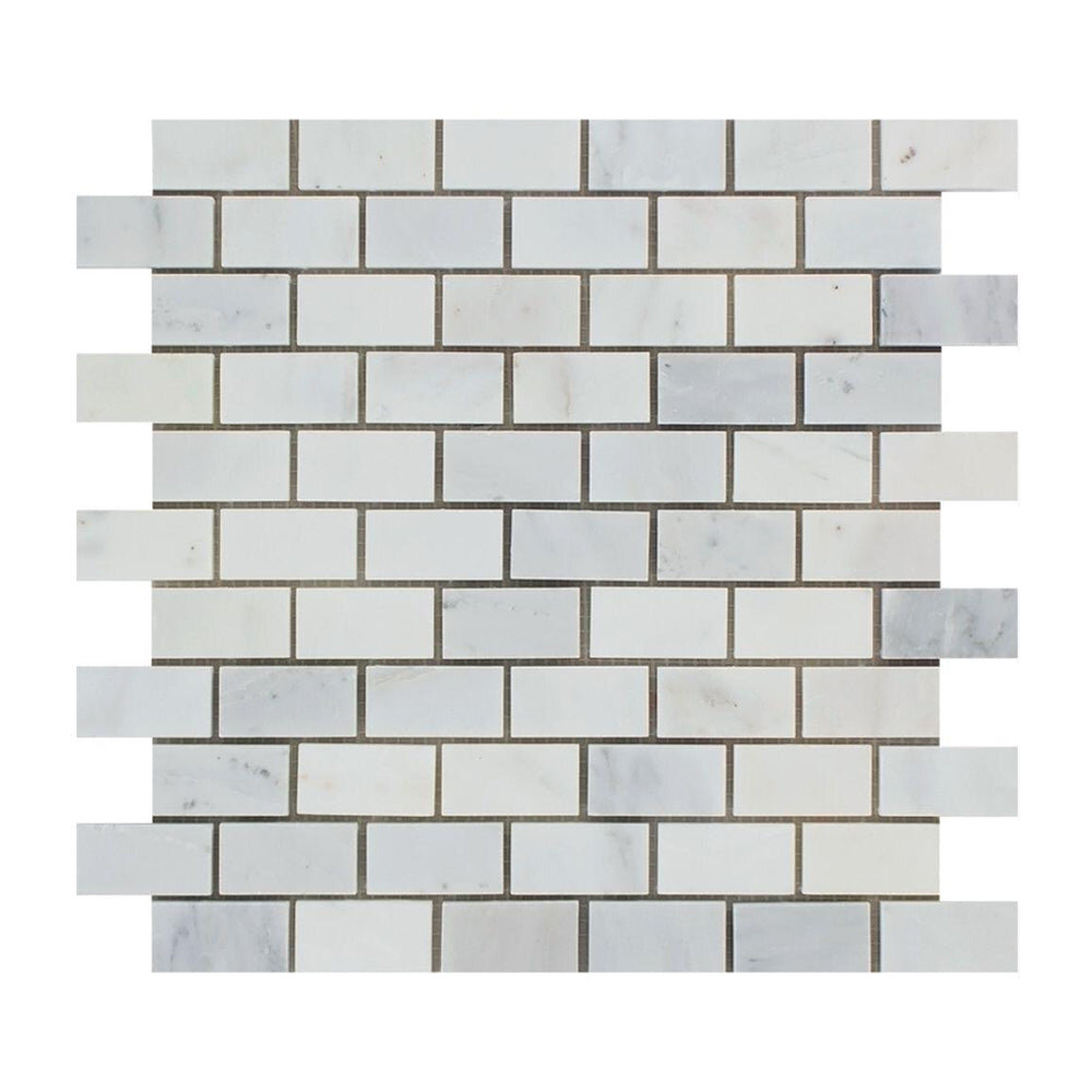 Stone & Tile Shoppe, Inc. Marble Brick Joint Mosaic Wall & Floor Tile ...