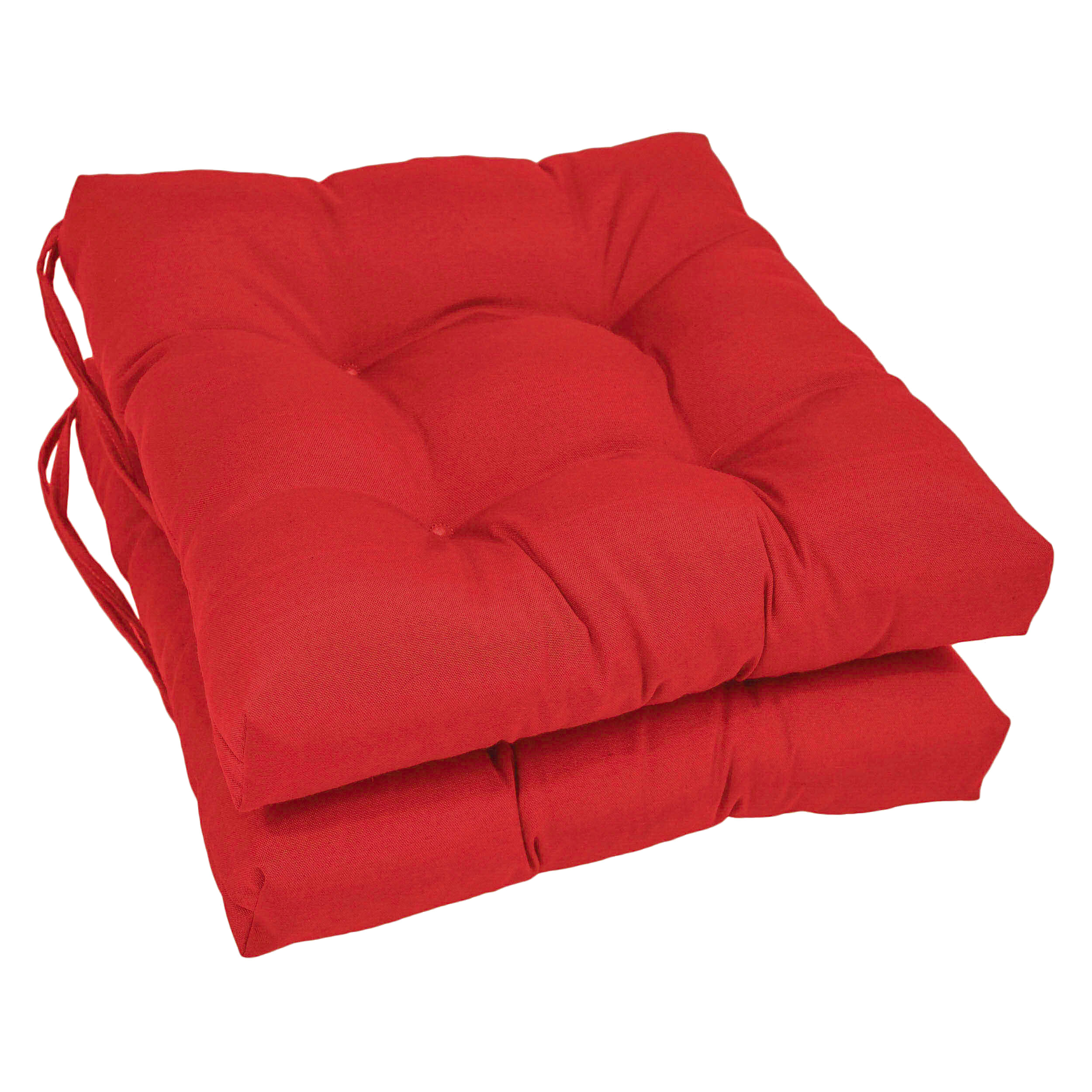 red seat cushions