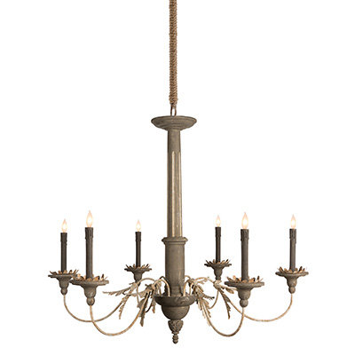 Beautiful Lighting Idea for your home! Landini 6-Light Candle-Style Chandelier #aidangray #chandelier #frenchcountry #frenchfarmhouse #oldworld #homedecor #lighting