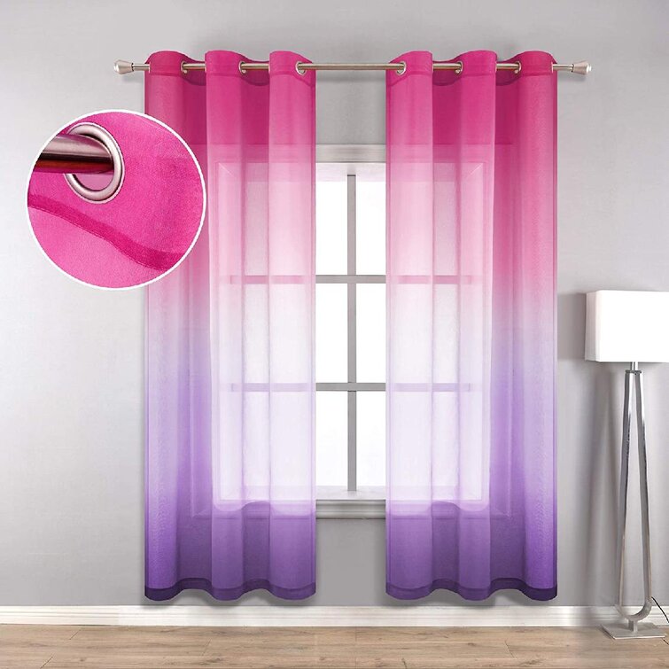 Home Decor Sheers Voile Window Panel Livingroom Bedroom Wedding Hotel Curtains 