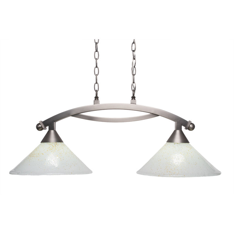 Fleur De Lis Living Blankenship 2 Light Kitchen Island Linear Pendant Wayfair