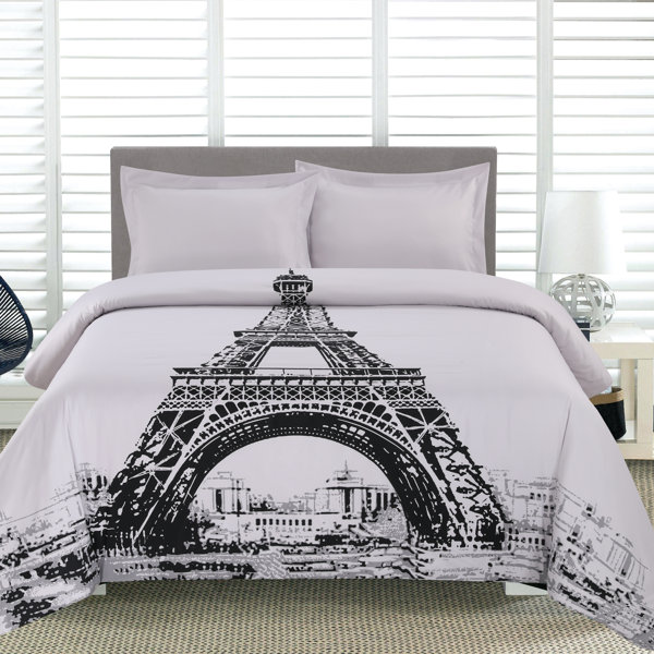 Eiffel Tower Twin Bedding Set Wayfair