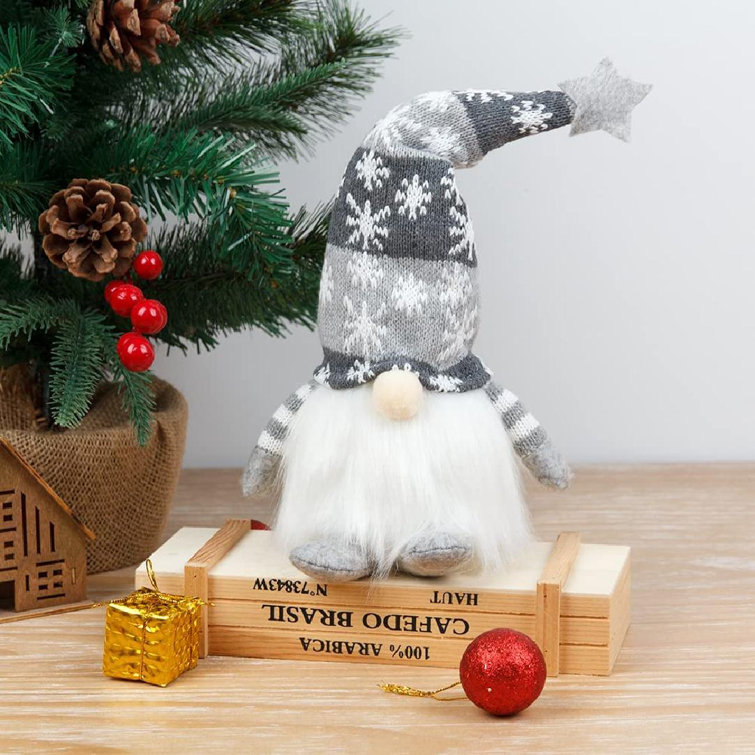 Christmas Swedish Santa Gnome Tomte Plush Elf Toy Xmas Home Ornament Decor Gift 