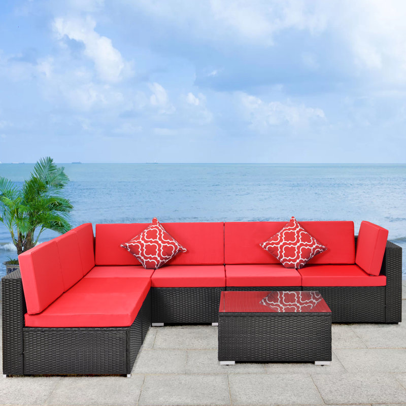 wayfair merton 7 piece sectional