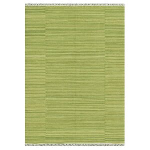 Anzio Hand-Woven Green Area Rug