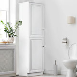 84 Inch Storage Linen Cabinet Wayfair