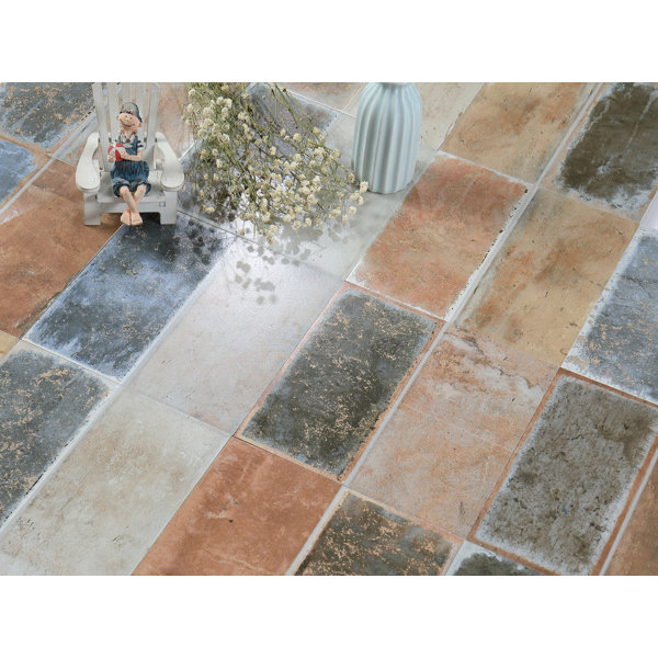 Moroccan Mosaic Tile House 8 X 8 Ceramic Brick Look Wall And Floor Tile Wayfair