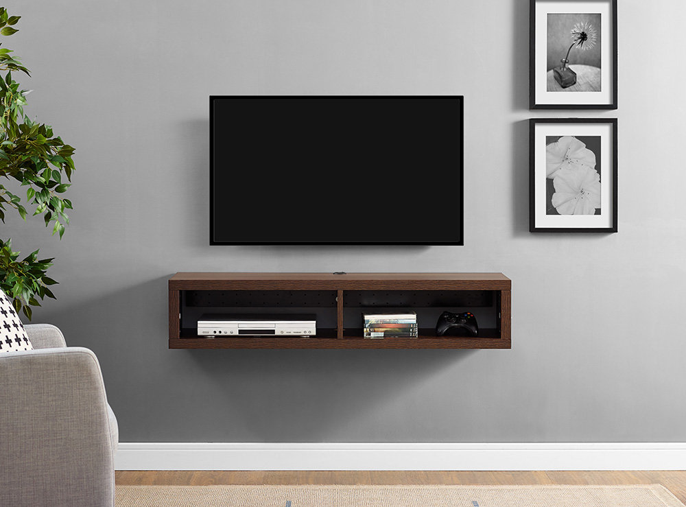 Martin Home Furnishings Shallow Wall Mounted Tv Stand For Tvs Up To Martin Home Furnishings Shallow Wall Mounted Tv Stand For Tvs Up To 48 Reviews Wayfair