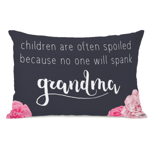 grandma throw pillow