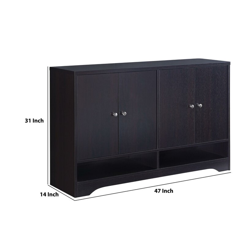 Latitude Run Arghira 6 Shelf Storage Cabinet Wayfair Ca