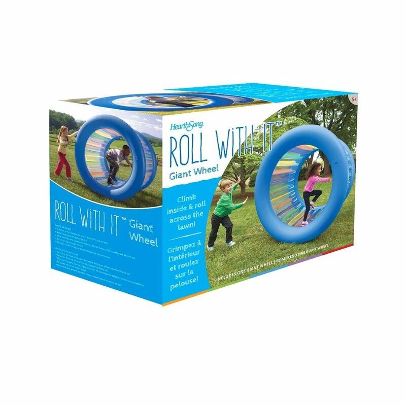 giant inflatable roller wheel