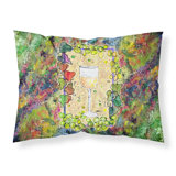 Designer Cotton Flannel Fleur-de-Lis Pillowcase Set