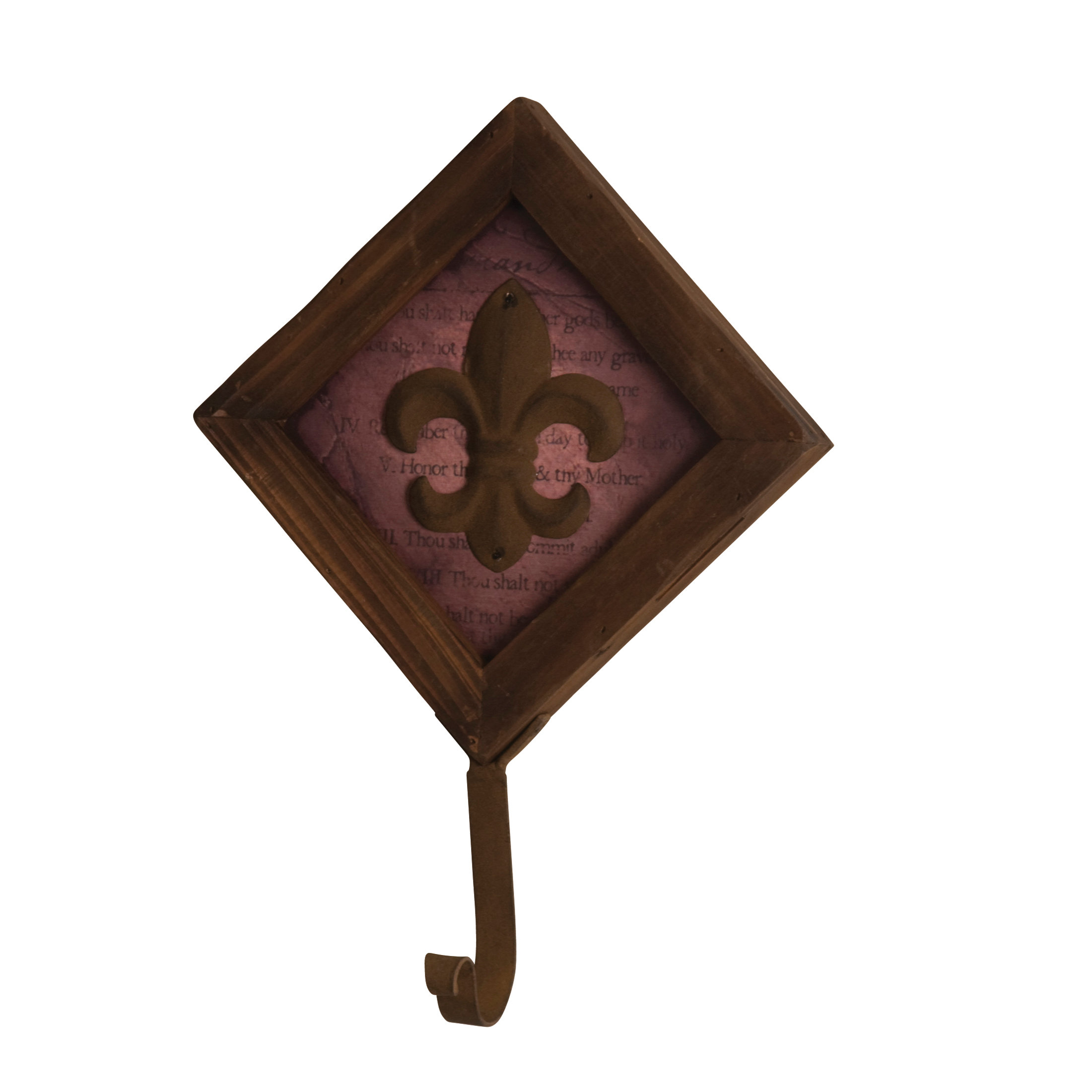 Wilco Home Fleur De Lis Metal Wall Hook Wayfair