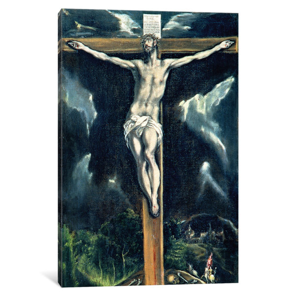 Icanvas Crucifixion By El Greco Painting Print On Wrapped Canvas