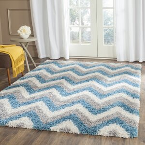 Kids Ivory/Blue/Gray Area Rug