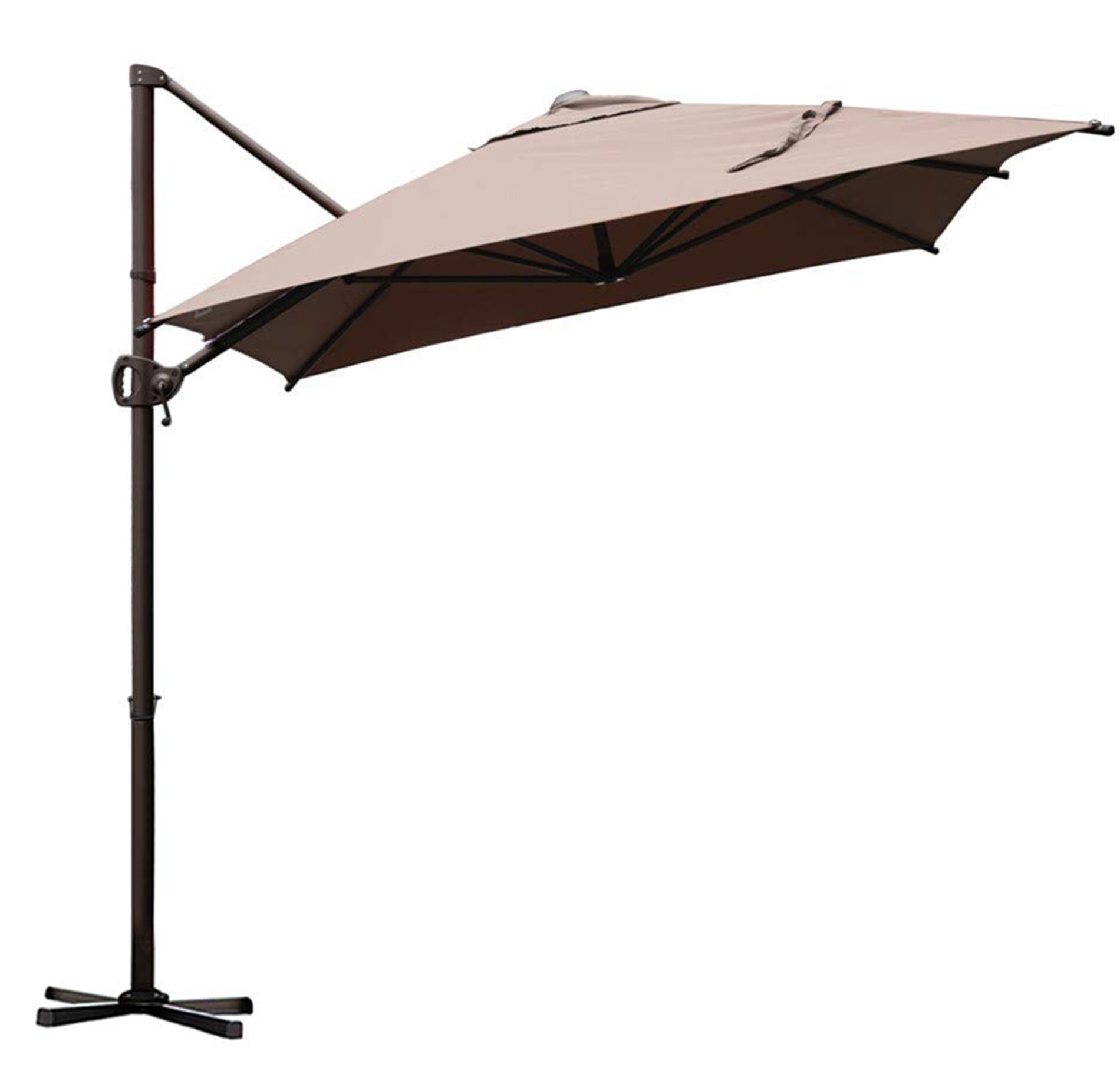 Canora Grey Walter 9 X 7 Rectangular Cantilever Umbrella Reviews Wayfair